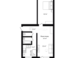 Продается 2-комнатная квартира Трудовая ул, 47.4  м&sup2;, 6100000 рублей