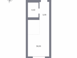 Продается Студия ЖК Державина, 50, 25.9  м&sup2;, 6703000 рублей