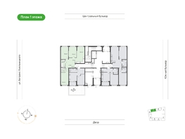 Продается 3-комнатная квартира  Природные кварталы Сибирия, 82.6  м&sup2;, 9385281 рублей