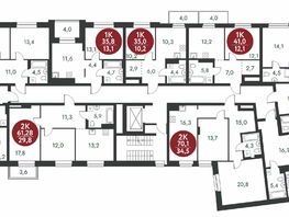 Продается 2-комнатная квартира ЖК Скандинавские кварталы, дом 1, 61.28  м&sup2;, 8408600 рублей