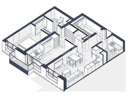 Продается 2-комнатная квартира ЖК Авиатор, дом 1-1, 80.6  м&sup2;, 10100000 рублей