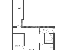 Продается 3-комнатная квартира Дуси Ковальчук ул, 55  м&sup2;, 5800000 рублей