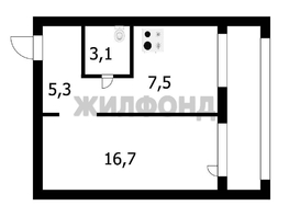 Продается 1-комнатная квартира Палласа ул, 32.6  м&sup2;, 3100000 рублей