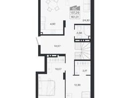 Продается 6-комнатная квартира ЖК Ясный берег, дом 19, бс 2-5, 161.31  м&sup2;, 19693000 рублей
