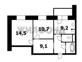 Продается 2-комнатная квартира ЖК Чистая Слобода, дом 41, 49.9  м&sup2;, 5800000 рублей