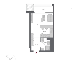 Продается Студия ЖК Беринг, дом 3, 27.96  м&sup2;, 5770000 рублей