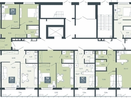 Продается 2-комнатная квартира ЖК Дом в Мичуринском, блок 2, 72.28  м&sup2;, 6883224 рублей