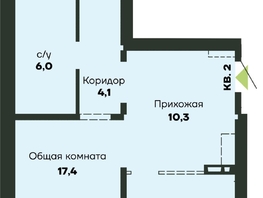 Продается 2-комнатная квартира ЖК Гренландия, Лес дом №4, 71.9  м&sup2;, 7200000 рублей