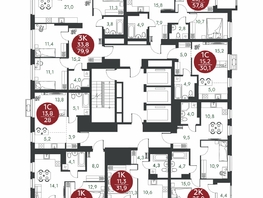 Продается 2-комнатная квартира ЖК Скандинавские кварталы, дом 1, 57.8  м&sup2;, 7456600 рублей
