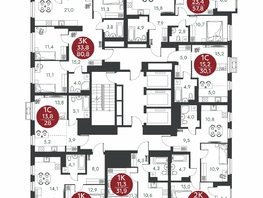 Продается 3-комнатная квартира ЖК Скандинавские кварталы, дом 1, 80.8  м&sup2;, 9706700 рублей