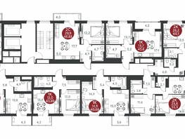 Продается 1-комнатная квартира ЖК Скандинавские кварталы, дом 1, 40.59  м&sup2;, 5989800 рублей