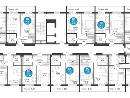 Продается 2-комнатная квартира ЖК Семейный квартал, дом 4, 59.49  м&sup2;, 6992400 рублей