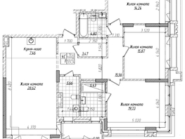 Продается 2-комнатная квартира ЖК Горького, 10, 121.8  м&sup2;, 31950000 рублей