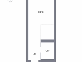 Продается Студия ЖК Державина, 50, 29.2  м&sup2;, 7600000 рублей