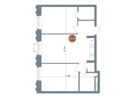 Продается 2-комнатная квартира  19/56 Кварталы Телецентра, 2, 63  м&sup2;, 11290000 рублей