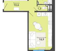 Продается Студия ЖК Чистая Слобода, дом 59, 38.1  м&sup2;, 5420000 рублей