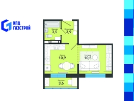 Продается Студия ЖК Чистая Слобода, дом 65, 32.4  м&sup2;, 4970000 рублей