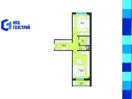 Продается 2-комнатная квартира ЖК Чистая Слобода, дом 65, 52.7  м&sup2;, 6850000 рублей