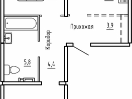 Продается 2-комнатная квартира ЖК Самоцветы, Бирюза дом 1, 65  м&sup2;, 6750000 рублей