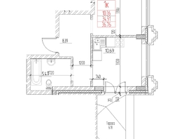 Продается 1-комнатная квартира ЖК Чернышевский, корп 4.1, 34.9  м&sup2;, 8250000 рублей