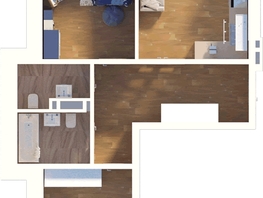 3-комнатная квартира, 70.13 м², 2-5/24 этаж