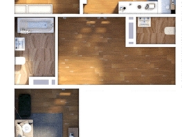 3-комнатная квартира, 69.73 м², 10-23/24 этаж