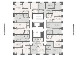 Продается 1-комнатная квартира ЖК Ньютон, корпус 1, 45.8  м², 6610000 рублей