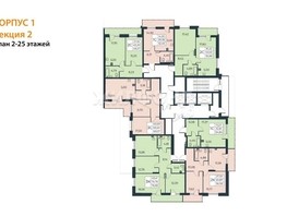 Продается 3-комнатная квартира ЖК Рубин, 76.83  м², 10650000 рублей