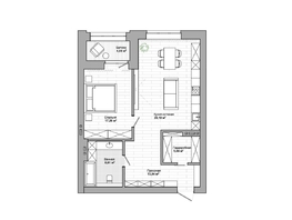 Продается 2-комнатная квартира ЖК Бестужевский бульвар, 75.58  м², 18400000 рублей