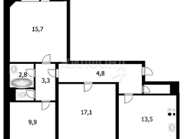 Продается 3-комнатная квартира Михаила Немыткина ул, 73.5  м², 7200000 рублей