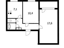 Продается 2-комнатная квартира Саввы Кожевникова ул, 43.9  м², 4000000 рублей