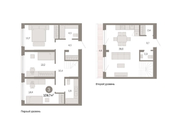 Продается 3-комнатная квартира ЖК Европейский берег, дом 49, 109.7  м², 18520000 рублей