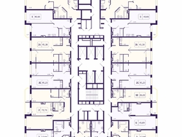 Продается 2-комнатная квартира ЖК Астон. Шесть звёзд, 2, 46.41  м², 6400000 рублей