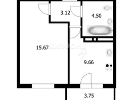 Продается 1-комнатная квартира Закаменский мкр, 32.1  м², 5000000 рублей