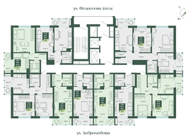 Продается 2-комнатная квартира ЖК Мичурин, 56.3  м², 8950000 рублей