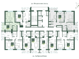 Продается 2-комнатная квартира ЖК Мичурин, 56.46  м², 8820000 рублей