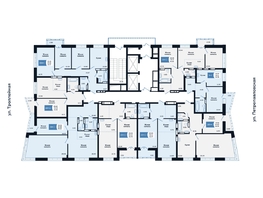 Продается 2-комнатная квартира ЖК Салют, дом 1, 68.95  м², 9360000 рублей