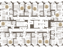 Продается 2-комнатная квартира ЖК Urban-peaks (Городские вершины), 41.02  м², 6496400 рублей