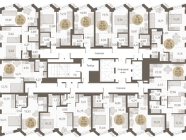 Продается 3-комнатная квартира ЖК Urban-peaks (Городские вершины), 57.23  м², 7905100 рублей