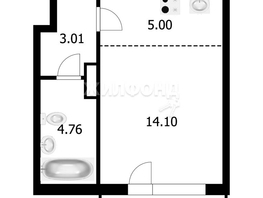 Продается Студия ЖК Хороший, дом 3, 26.8  м², 2680000 рублей