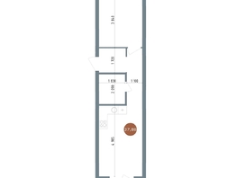 Продается 2-комнатная квартира ЖК 19/56 Кварталы Телецентра, сек 6, 37.88  м², 7850000 рублей