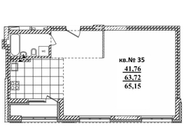 Продается 2-комнатная квартира ЖК  Римский квартал, 2 очередь, 65.15  м², 11856040 рублей