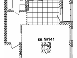 Продается Студия ЖК  Римский квартал, 2 очередь, 53.09  м², 11640570 рублей