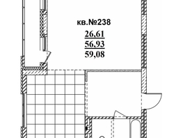 Продается 2-комнатная квартира ЖК  Римский квартал, 2 очередь, 59.7  м², 12721625 рублей