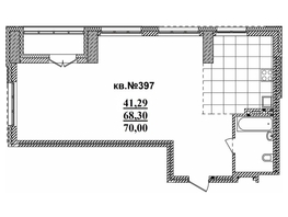 Продается 3-комнатная квартира ЖК  Римский квартал, 2 очередь, 70  м², 12536895 рублей