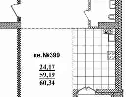 Продается Студия ЖК  Римский квартал, 2 очередь, 60.34  м², 10757700 рублей