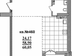 Продается Студия ЖК  Римский квартал, 2 очередь, 60.05  м², 12311325 рублей