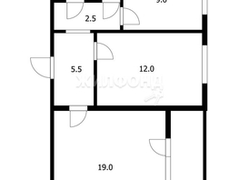 Продается 2-комнатная квартира Ватутина ул, 52.6  м², 6400000 рублей