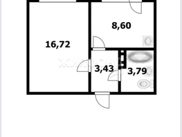 Продается 1-комнатная квартира Сибиряков-Гвардейцев ул, 37  м², 4400000 рублей