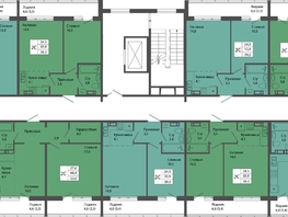 Продается 3-комнатная квартира ЖК Родина, дом 4, 73.8  м², 9503000 рублей